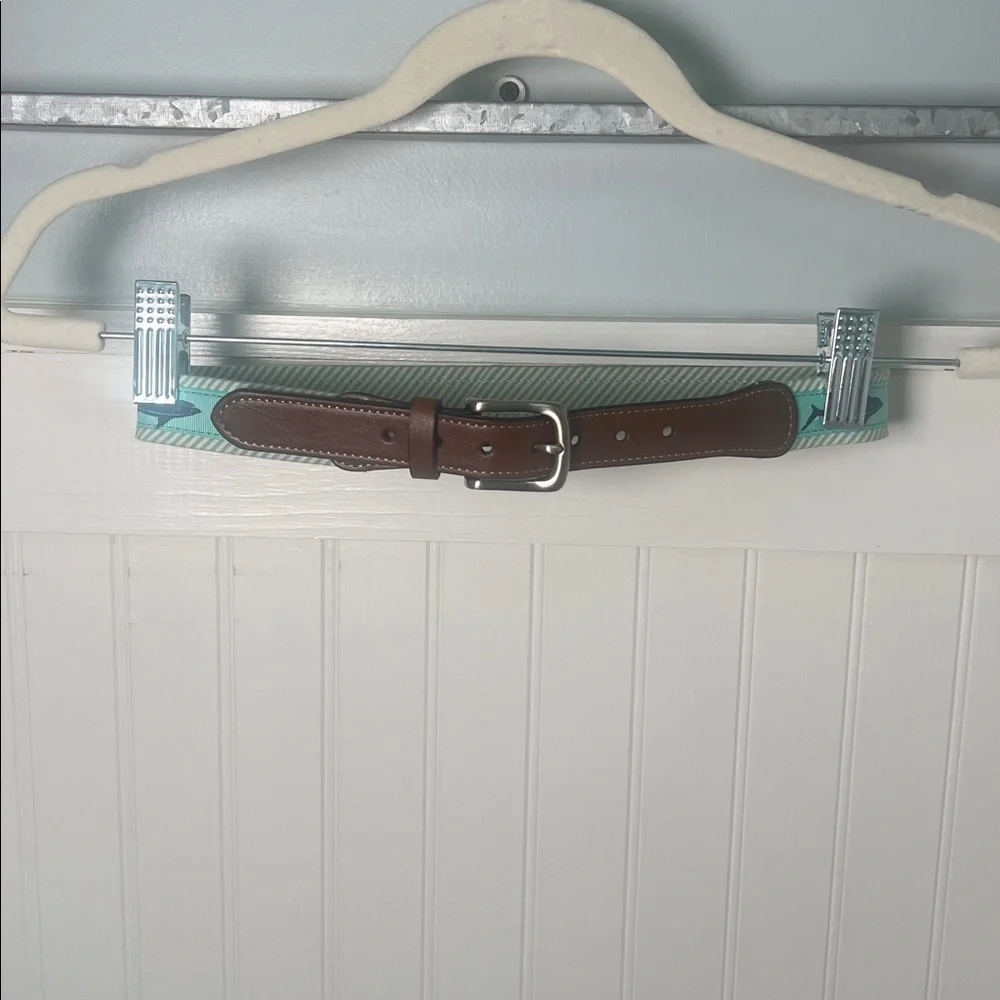 Boys belt size medium 26-28 Fish and sharks